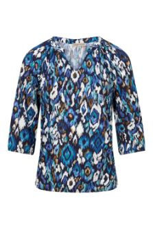 Dreamstar blouson ikat print blauw mia