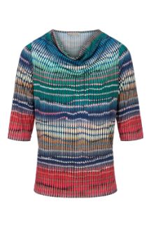 Dreamstar T-shirt watervalhals blauw victoria