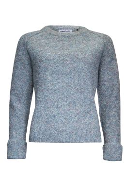 Another Woman trui boucle melee bleu 432161