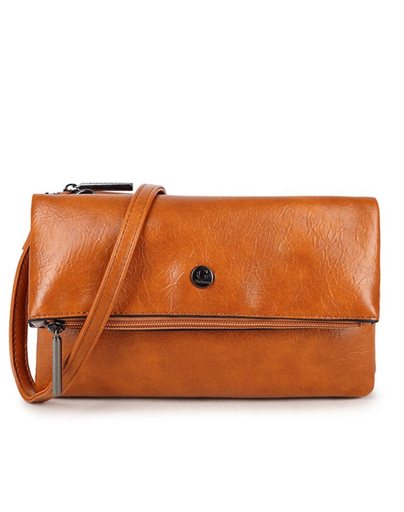 House of Smits tas kunstleer camel g80125