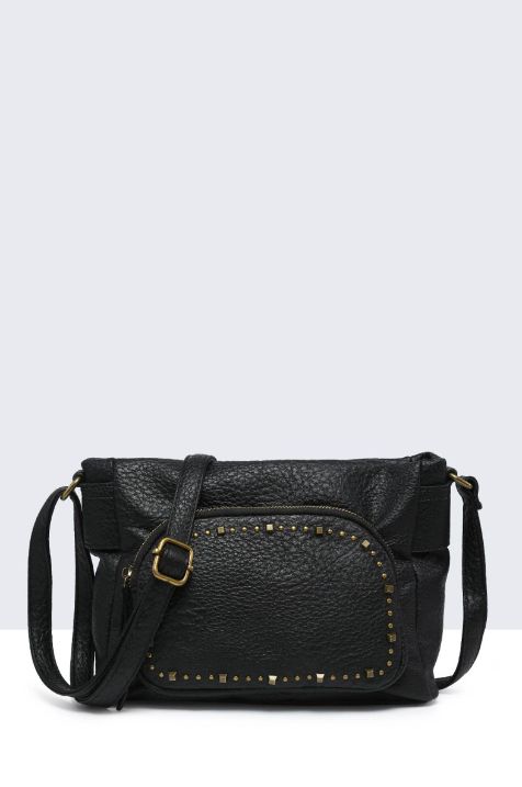 House of Smits tas studs zwart pf11099