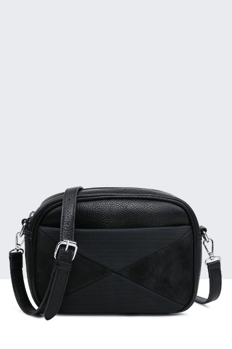 House of Smits tas duostof zwart pf28626