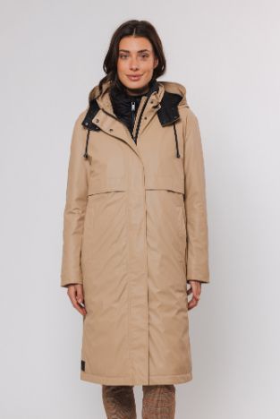 Rino & Pelle regenjas camel Danita