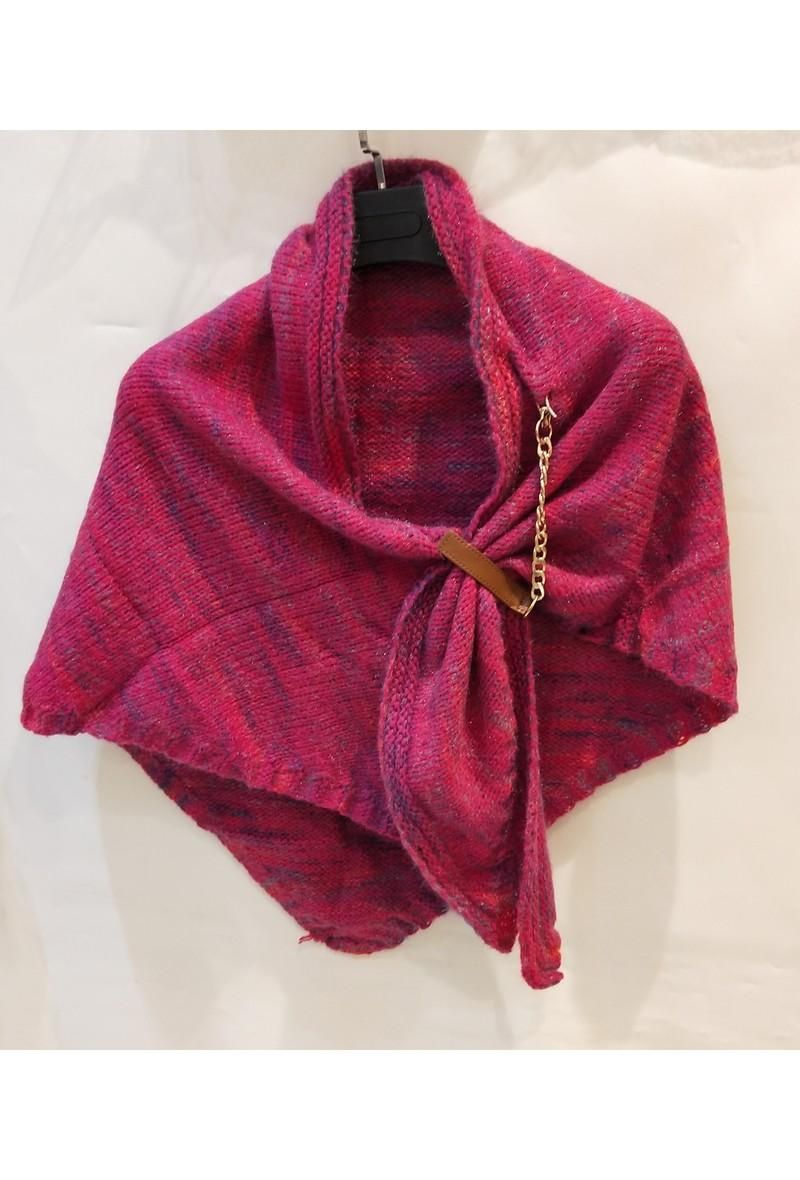 House of Smits omslagdoek fuchsia ewjl3167