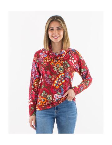 House of Smits T-shirt hangcol bordeaux cch17223