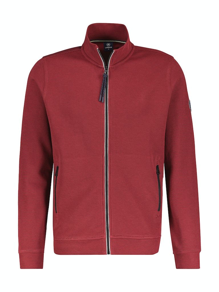 Lerros sweatvest brique 2484503