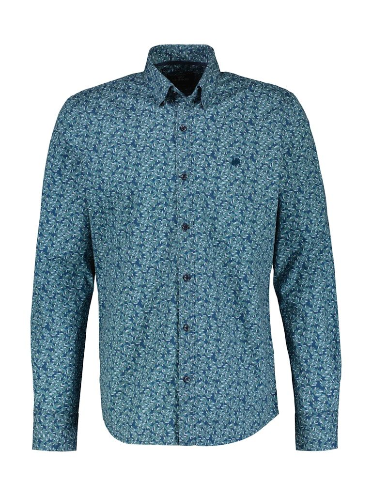 Lerros Shirt edelweis petrol 2401469