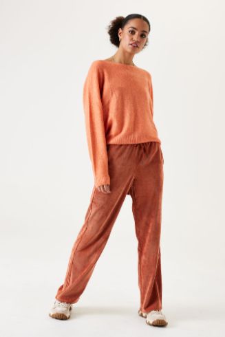 Garcia broek rib brique t40313