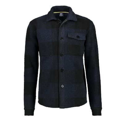 Lerros Overshirt fleece antraciet 2194542 Lerros Overshirt fleece antraciet 2194542