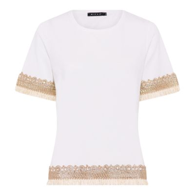 Micha T-shirt goud sierrand offwhite 175-145 Micha T-shirt goud sierrand offwhite 175-145