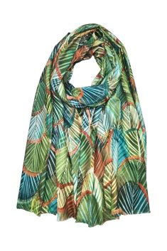 House of Smits Shawl leaves groen efba1538