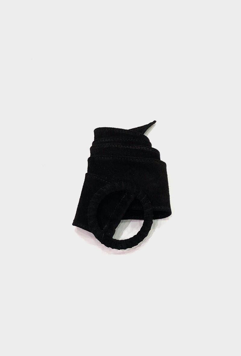 House of Smits riem suede zwart ef100