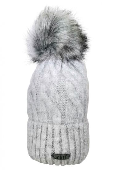 House of Smits muts beanie pompom grijs efaz2723