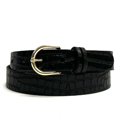 House of Smits riem 3cm print zwart j30965
