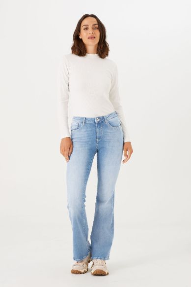 Garcia Celia broek super flare light stone 245