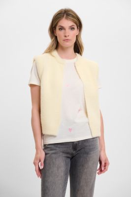 Rino & Pelle Gilet furry geel Elona Rino & Pelle Gilet furry geel Elona