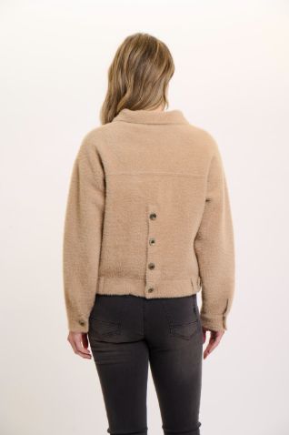 Rino & Pelle Vest furry camel Bubbly