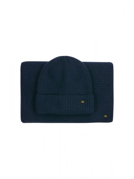 No Excess Beanie + scarf set marine 21950902