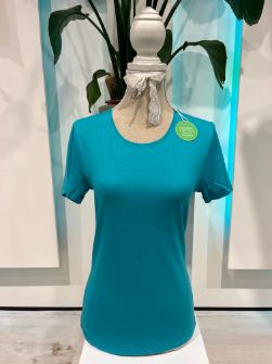 Smisses T-shirt km 100% katoen blauw xk31300
