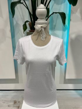 Smisses T-shirt km 100% katoen wit xk31300 Smisses T-shirt km 100% katoen wit xk31300