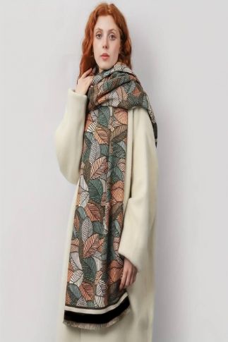 House of Smits Shawl blad zwart efba1523