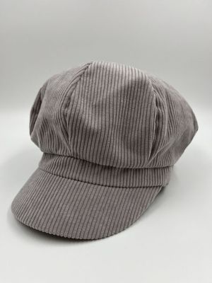 House of Smits baret corduroy parelgrijs hos-32225