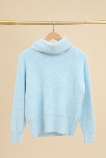 House of Smits Trui furry bleu eftd1786