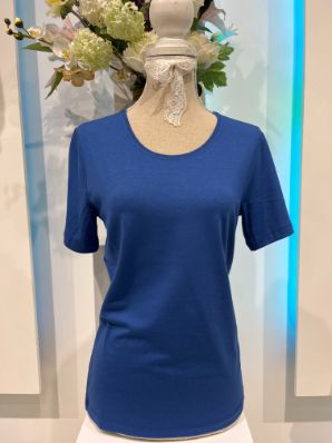 Smisses T-shirt km modal kobalt xk31310