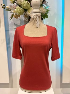 Smisses T-shirt square oud rose k71963 Smisses T-shirt square oud rose k71963