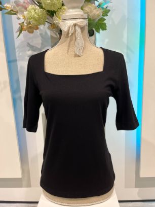 Smisses T-shirt square zwart k71963