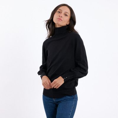 House of Smits Pully pofmouw zwart ef67262 House of Smits Pully pofmouw zwart ef67262