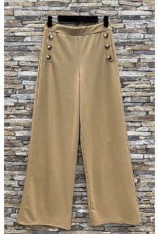 House of Smits Broek neyla buttons camel pf-31927