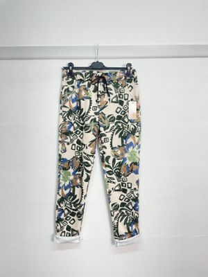 House of Smits Broek print khaki efp25159 House of Smits Broek print khaki efp25159