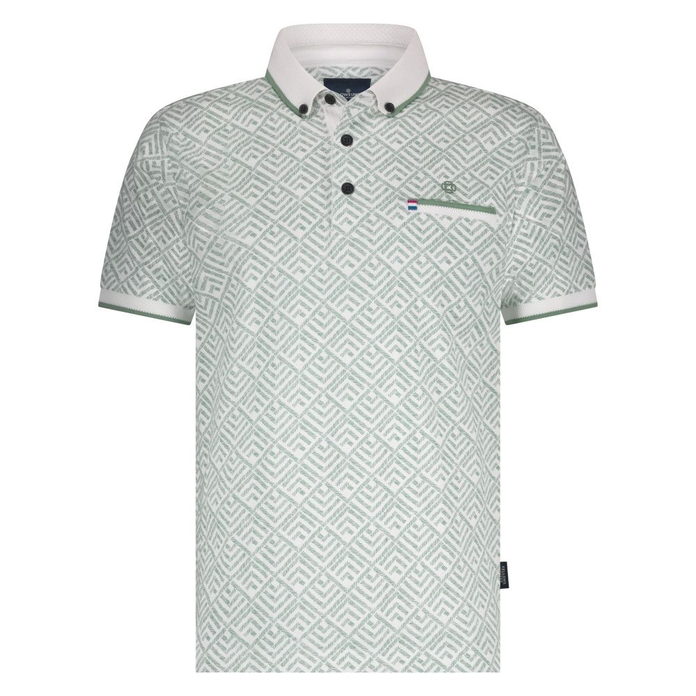 Fellows United Polo geometrisch mint 51.3631