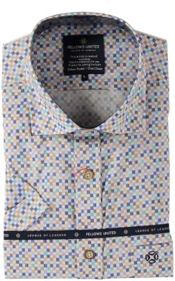 Fellows United Shirt Squares beige 51.6631 Fellows United Shirt Squares beige 51.6631