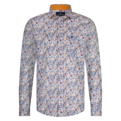 Fellows United Shirt Leaves okergeel 51.6523 Fellows United Shirt Leaves okergeel 51.6523