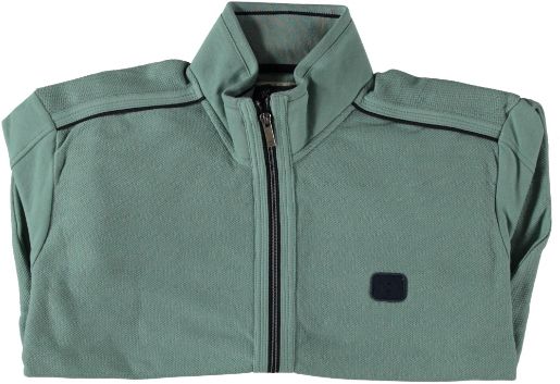 Fellows United Sweatvest jaquard mint 51.2610
