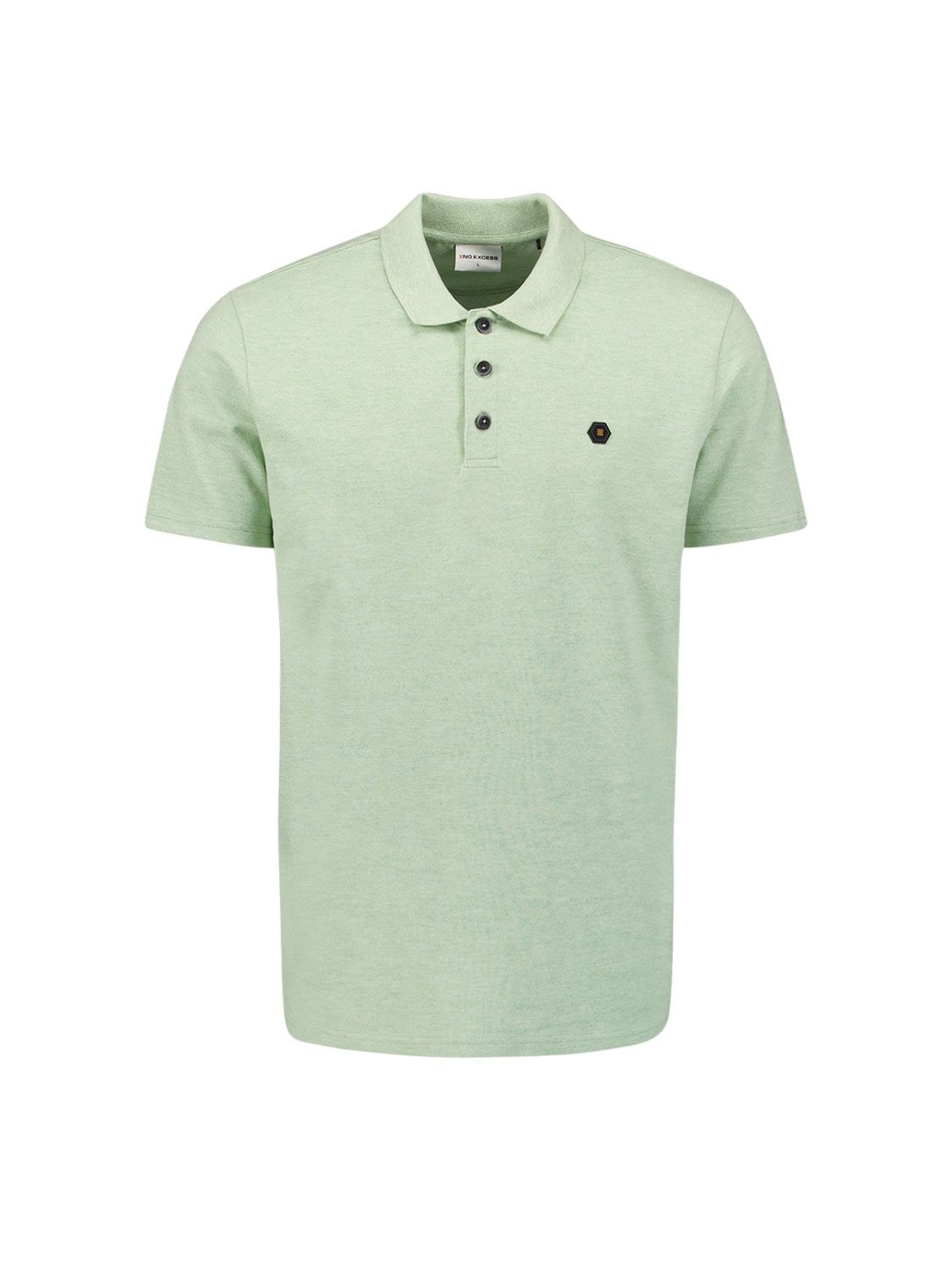 No Excess Polo melange mint 27390264