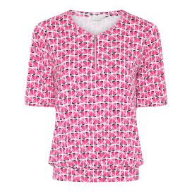 Micha T-shirt mozaiek rose 177-193 Micha T-shirt mozaiek rose 177-193
