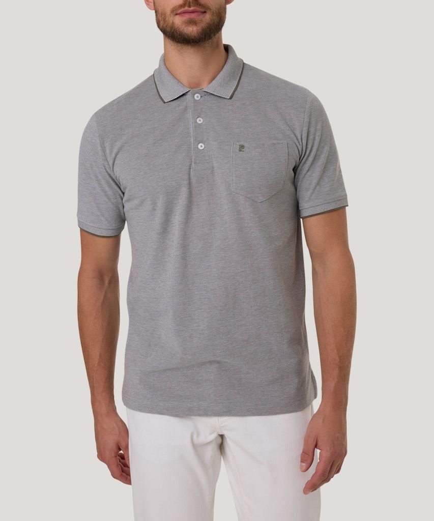 Pierre Cardin Polo melee olijf 21404.2114
