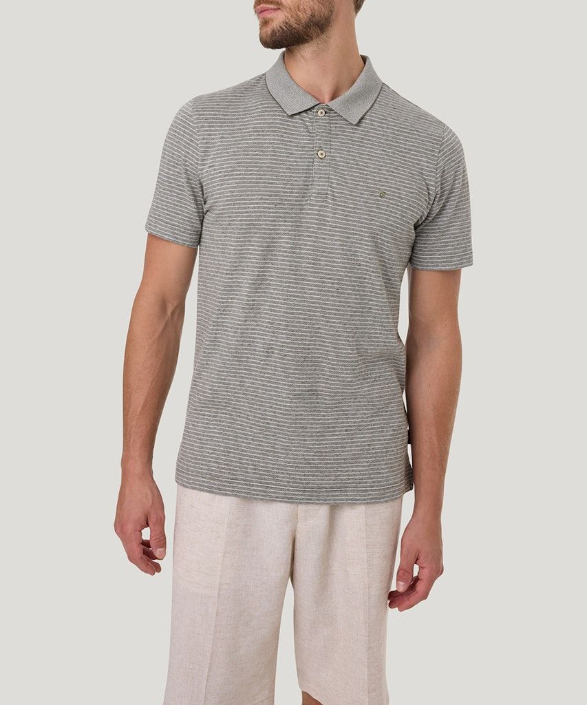 Pierre Cardin Polo streep olijf 21724.2142