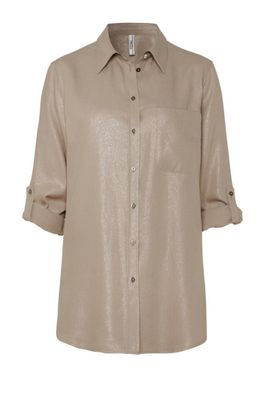 Toni Blouse Alma glim taupe 1442-11-77-04 Toni Blouse Alma glim taupe 1442-11-77-04