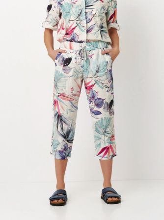 Toni Broek Pia cargo 3/4 blauw 1818-28-78-61