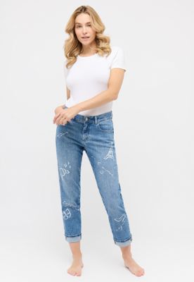 Angels jeans Jeans parijs med dark stone Darleen crop 350 Angels jeans Jeans parijs med dark stone Darleen crop 350