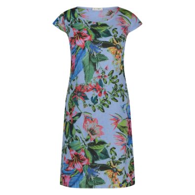 Inshape Jurk Fien tropical bleu ins2501086