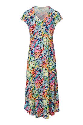 Dreamstar Jurk km print multicolor Hanne