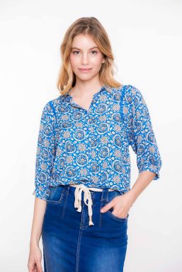 Geisha Blouse blauw 53224
