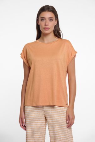 Rino & Pelle T-shirt micro perzik Mieke