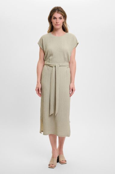 Rino & Pelle Midi dress lindegroen Juxa