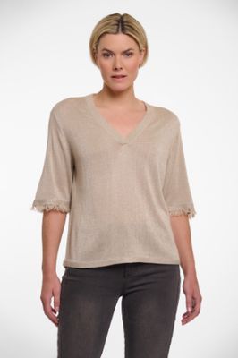 Rino & Pelle Pull km lurex zand Ita Rino & Pelle Pull km lurex zand Ita